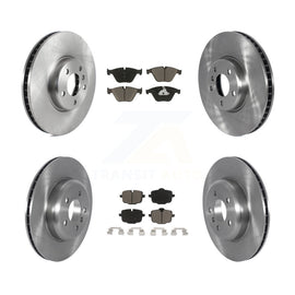 Front Rear Disc Brake Rotors And Ceramic Pads Kit (6Pc) For BMW 535i