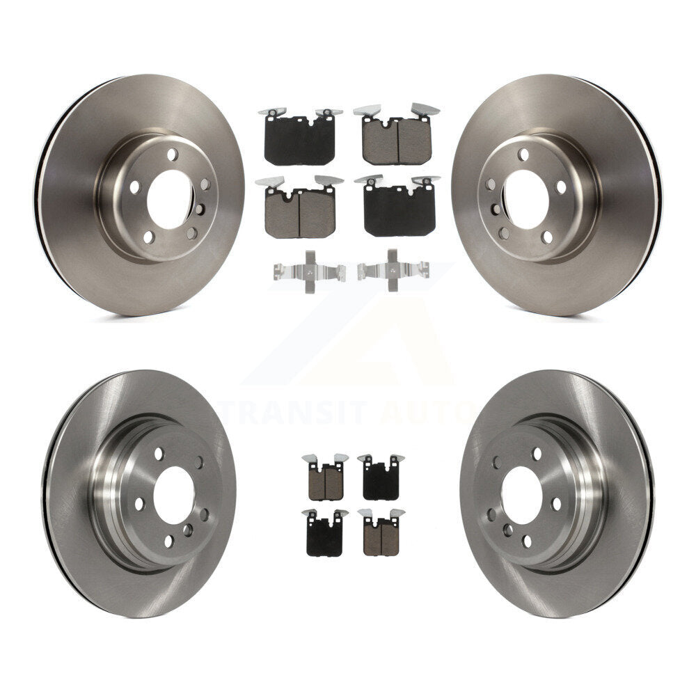 Front Rear Disc Brake Rotors And Ceramic Pads Kit For BMW 428i