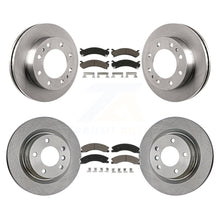 Charger l'image dans la galerie, Front Rear Disc Brake Rotors And Ceramic Pads Kit For Chevrolet Express 4500