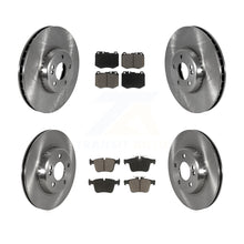 Charger l&#39;image dans la galerie, Front Rear Disc Brake Rotors &amp; Ceramic Pad Kit For Mercedes-Benz C300 C400 C350e