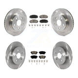 Front Rear Disc Brake Rotors And Ceramic Pads Kit For Toyota Corolla K8C-103247