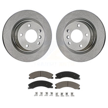 Load image into Gallery viewer, Rear Brake Rotor Ceramic Pad Kit For Chevrolet Express 4500 3.20&quot; Overall Height