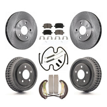 Load image into Gallery viewer, Front Rear Disc Brake Rotors Ceramic Pad And Drum Kit (7Pc) For Chevrolet Malibu