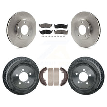 Charger l&#39;image dans la galerie, Front Rear Brake Rotor Ceramic Pad &amp; Drum Kit For Dodge Grand Caravan Plymouth