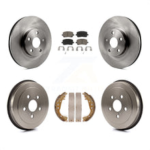 Load image into Gallery viewer, Front Rear Disc Brake Rotors Ceramic Pads And Drum Kit For Toyota Corolla