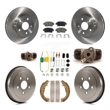 Load image into Gallery viewer, Front Rear Disc Brake Rotor Ceramic Pad And Drum Kit (9Pc) For 2008 Toyota Prius