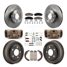 Load image into Gallery viewer, Front Rear Disc Brake Rotors Ceramic Pads And Drum Kit (9Pc) For Mazda B4000