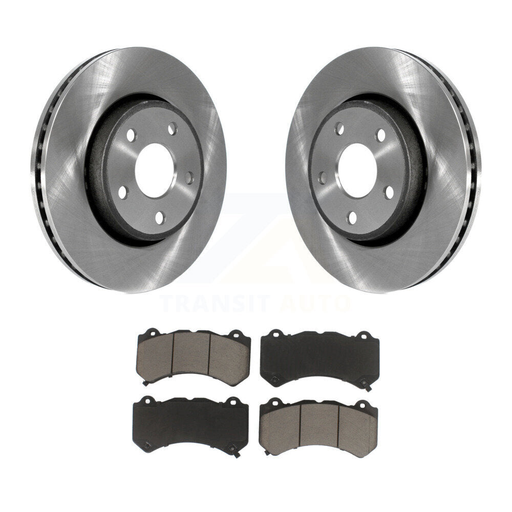 Front Disc Brake Rotors And Ceramic Pads Kit For 2012 Jeep Grand Cherokee 6.4L