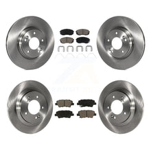 Charger l'image dans la galerie, Front Rear Disc Brake Rotor And Ceramic Pad Kit For Hyundai Elantra GT Kia Forte