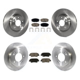 Front Rear Disc Brake Rotors And Ceramic Pads Kit For 2020 Kia Forte 1.6L