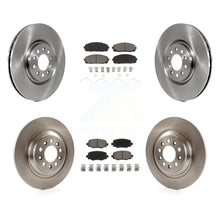 Charger l&#39;image dans la galerie, Front Rear Disc Brake Rotors And Ceramic Pads Kit For Jeep Cherokee