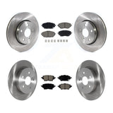 Front Rear Disc Brake Rotors And Ceramic Pads Kit For Toyota C-HR K8C-103299
