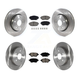 Front Rear Disc Brake Rotors And Ceramic Pads Kit For Toyota C-HR K8C-103299