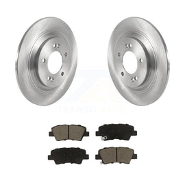 Rear Disc Brake Rotors And Ceramic Pad Kit For Kia Hyundai Niro EV Kona Electric