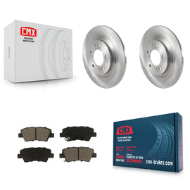 Rear Disc Brake Rotors And Ceramic Pad Kit For Kia Hyundai Niro EV Kona Electric
