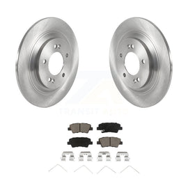 [Rear] 2019 Kia Niro EV Premium OE Brake Rotors & Ceramic Pads Kit For Max Braking