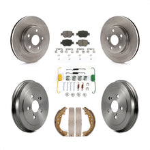 Charger l'image dans la galerie, Front Rear Disc Brake Rotor Ceramic Pad Drum Kit (7Pc) For 2001 Toyota Celica GT