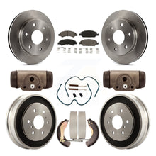 Load image into Gallery viewer, Front Rear Disc Brake Rotors Ceramic Pads And Drum Kit (9Pc) For GMC Sierra 1500