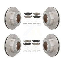 Load image into Gallery viewer, Front Rear Brake Rotors Ceramic Pad Kit For International TerraStar IC AE School