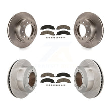 Charger l'image dans la galerie, Front Rear Brake Rotor Ceramic Pad Kit For Ram Dodge Sterling Truck 4500 5500 45