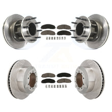 Charger l'image dans la galerie, Front Rear Disc Brake Rotors And Ceramic Pads Kit For Ford F-350 Super Duty