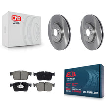 Charger l'image dans la galerie, Front Disc Brake Rotors And Ceramic Pads Kit For Jaguar F-Pace K8C-103374
