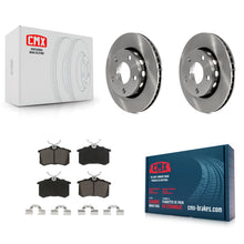 Charger l'image dans la galerie, Rear Brake Rotor Ceramic Pad Kit For 2002 Audi S4 With 256mm Diameter K8C-103385