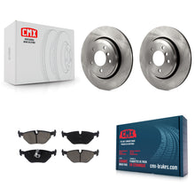 Charger l'image dans la galerie, Rear Brake Rotor And Ceramic Pad Kit For BMW 320i With 320mm Diameter K8C-103386
