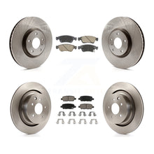 Load image into Gallery viewer, Front Rear Disc Brake Rotors And Ceramic Pads Kit For INFINITI G37 G35 Q60