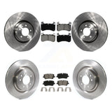 Front Rear Disc Brake Rotors And Ceramic Pads Kit For Land Rover Range