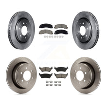 Load image into Gallery viewer, Front Rear Brake Rotors Ceramic Pad Kit For Ford F-150 With Manual Parking