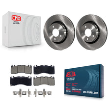 Load image into Gallery viewer, Front Brake Rotors &amp; Ceramic Pad Kit For 2015 Ford Mustang V6 With Brembo Brakes