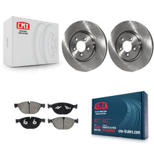 Load image into Gallery viewer, Front Brake Rotors Ceramic Pad Kit For Jaguar XF With 326mm Diameter Rotor