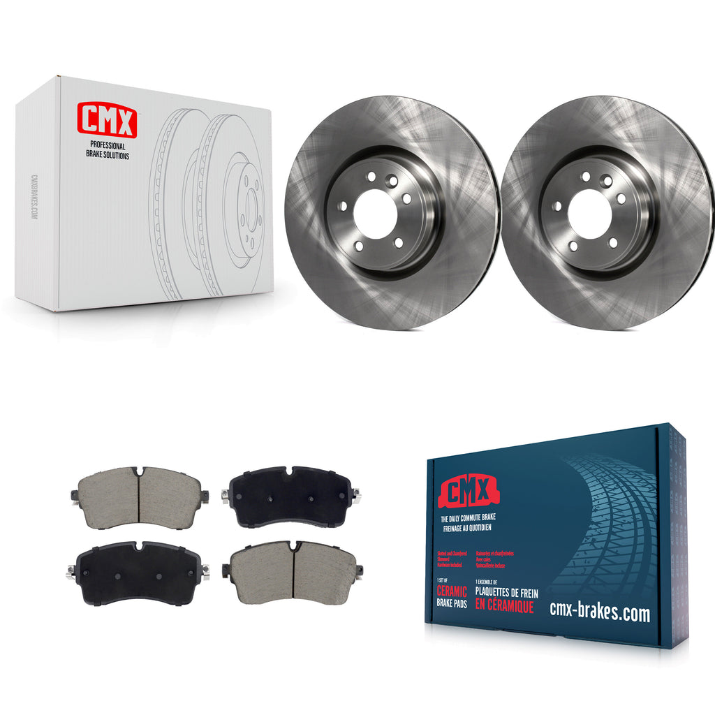 Front Disc Brake Rotors Ceramic Pad Kit For 2022 Land Rover Defender 110 90 2.0L