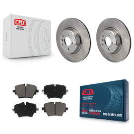 Front Brake Rotor Ceramic Pad Kit For Toyota GR Supra With Single Piston Caliper