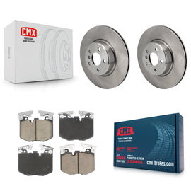 Front Brake Rotor Ceramic Pad Kit For Toyota GR Supra With Single Piston Caliper