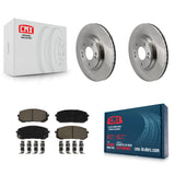 Front Disc Brake Rotors And Ceramic Pads Kit For Hyundai Sonata Kia K5