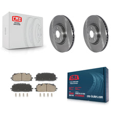 Load image into Gallery viewer, Front Disc Brake Rotors And Ceramic Pads Kit For Audi Q7 SQ5 S5 Sportback S4