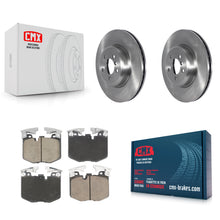 Load image into Gallery viewer, Front Brake Rotor &amp; Ceramic Pad Kit For 2019 BMW 330i With Blue Painted Calipers