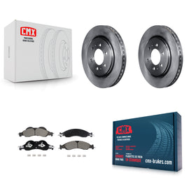 Front Disc Brake Rotor And Ceramic Pad Kit For Ford Expedition Lincoln Navigator