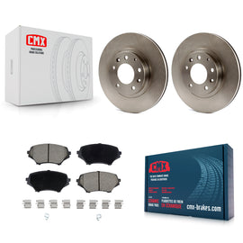 Front Disc Brake Rotors And Ceramic Pads Kit For 2006-2015 Mazda MX-5 Miata
