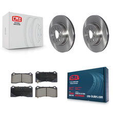 Load image into Gallery viewer, Front Brake Rotor &amp; Ceramic Pad Kit For 17-22 Tesla 3 With Gray Painted Calipers