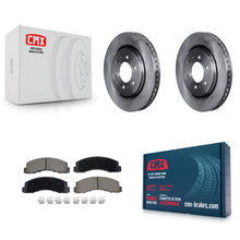 Charger l'image dans la galerie, Front Brake Rotors &amp; Ceramic Pad Kit For Ford F-150 Expedition Lincoln Navigator