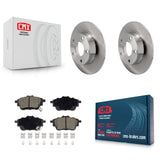 Rear Brake Rotors & Ceramic Pad Kit For 2020-2023 Nissan Sentra Disc rear brakes