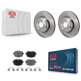 Rear Brake Rotors & Ceramic Pad Kit For BMW X5 X7 540i xDrive X6 750i M550i 530e