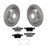 Rear Brake Rotors & Ceramic Pad Kit For Ford Escape Bronco Sport Lincoln Corsair