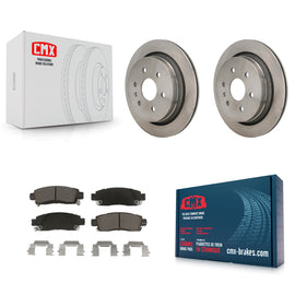 Rear Disc Brake Rotors And Ceramic Pads Kit For Cadillac XTS K8C-103523