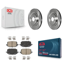 Load image into Gallery viewer, Rear Brake Rotor &amp; Ceramic Pad Kit For Ford Explorer With Electric Parking