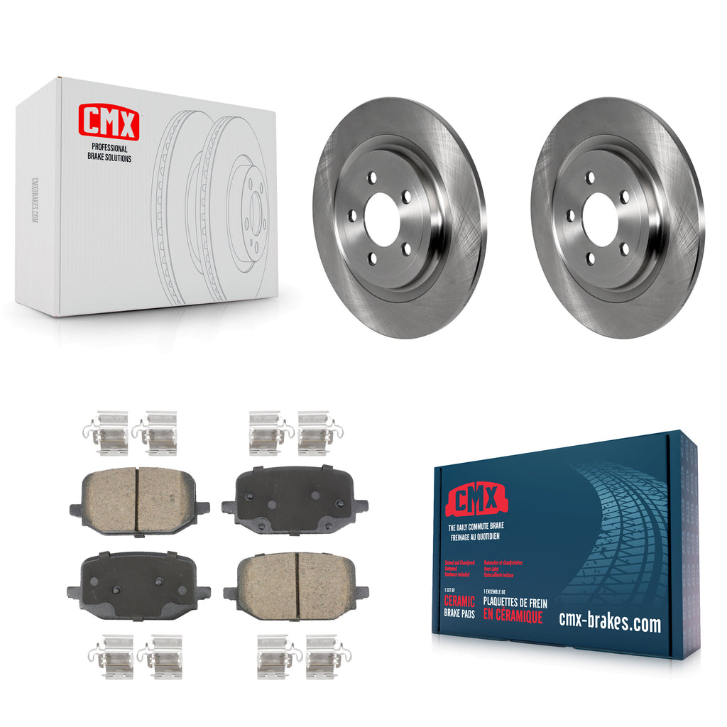 Rear Disc Brake Rotors And Ceramic Pads Kit For Ford Explorer K8C-103525