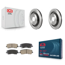 Charger l'image dans la galerie, Rear Disc Brake Rotors And Ceramic Pads Kit For Ford Mustang K8C-103530